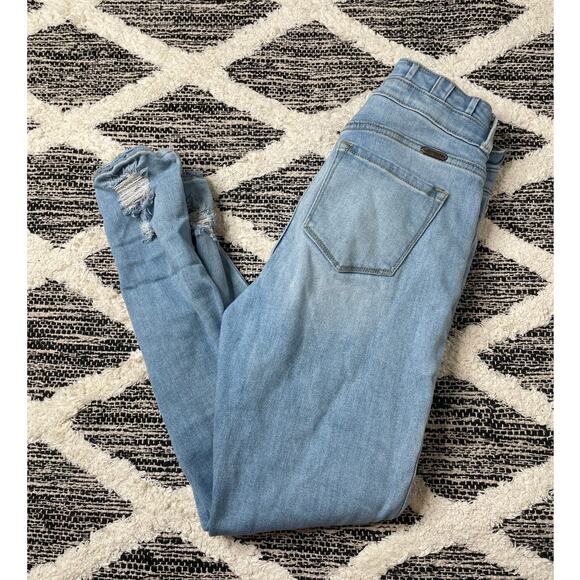 KanCan High Rise Ankle Skinny Light Wash Jeans size 27 - Picture 2 of 7